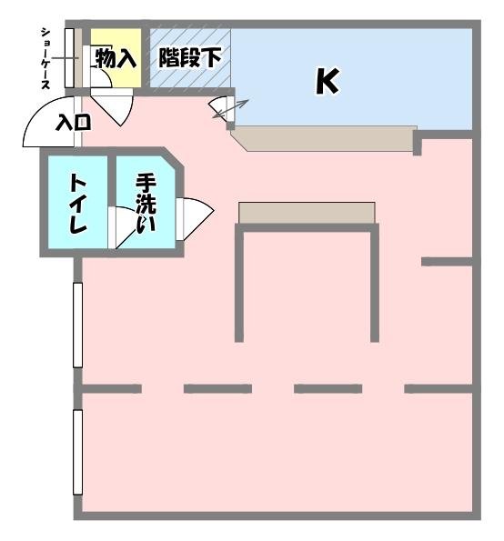 松島三丁目店舗1階奥